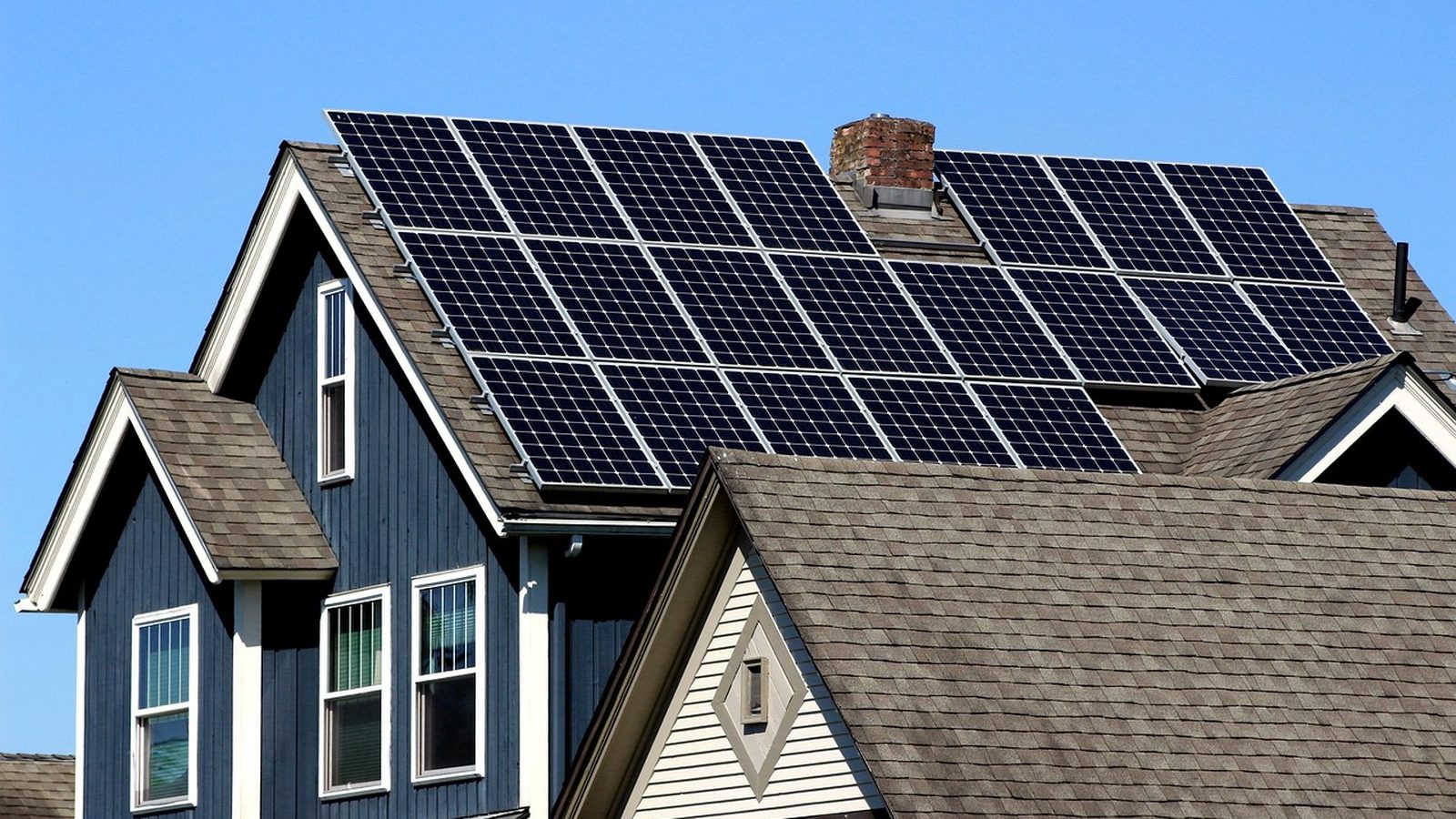 House with solar panels in Berkeley