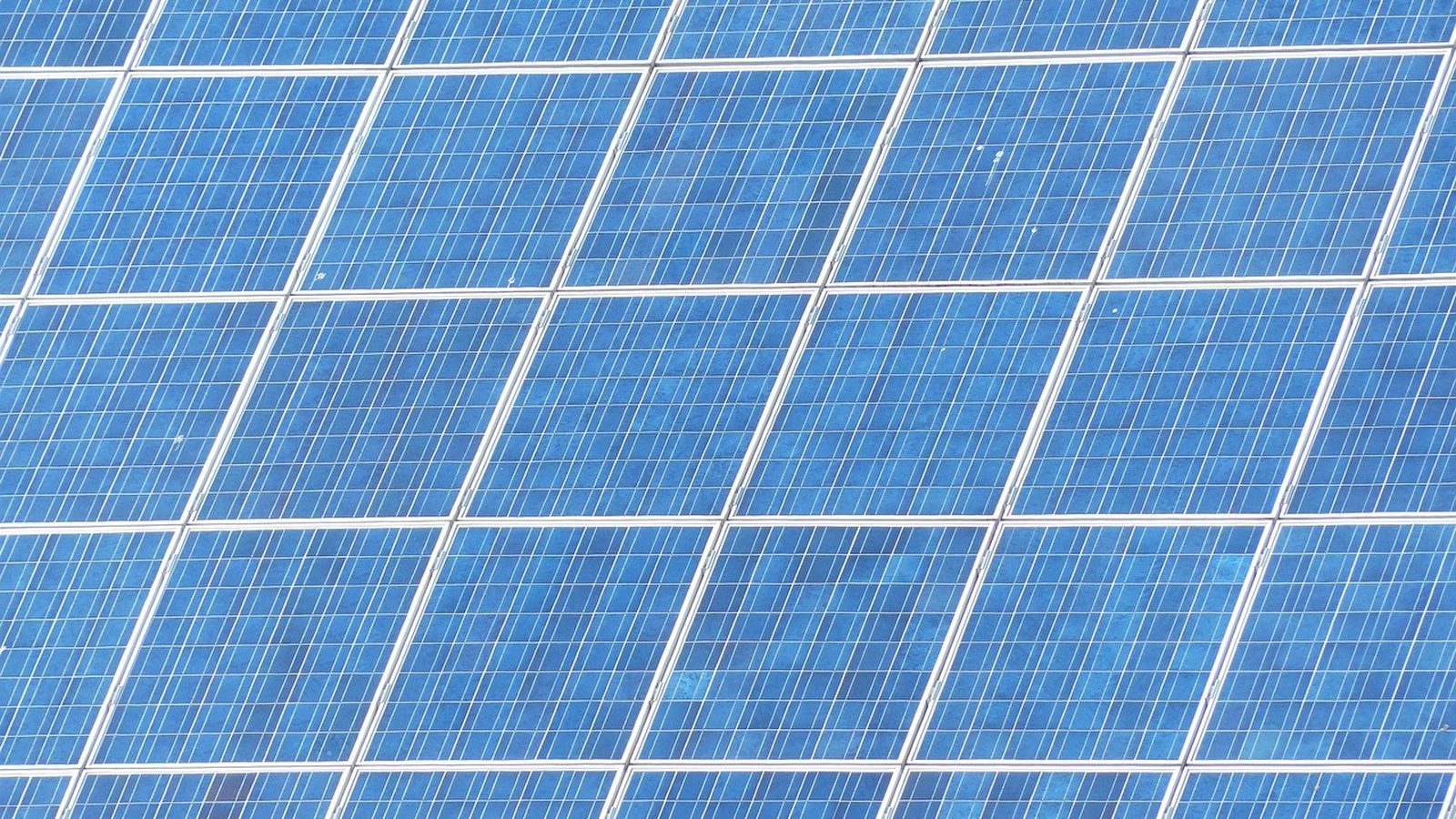 Rooftop solar panels on a single family home