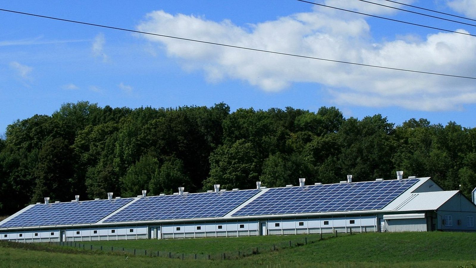 Rooftop solar panels on a single family home
